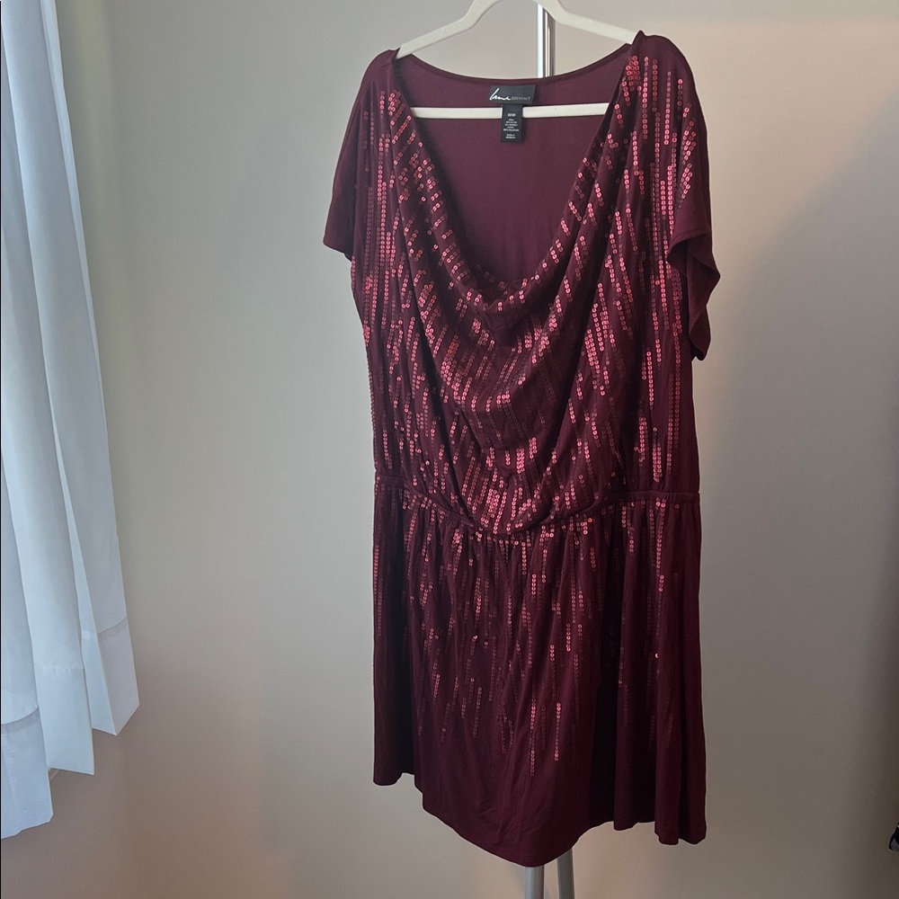 Lane Bryant Deep Red Dress